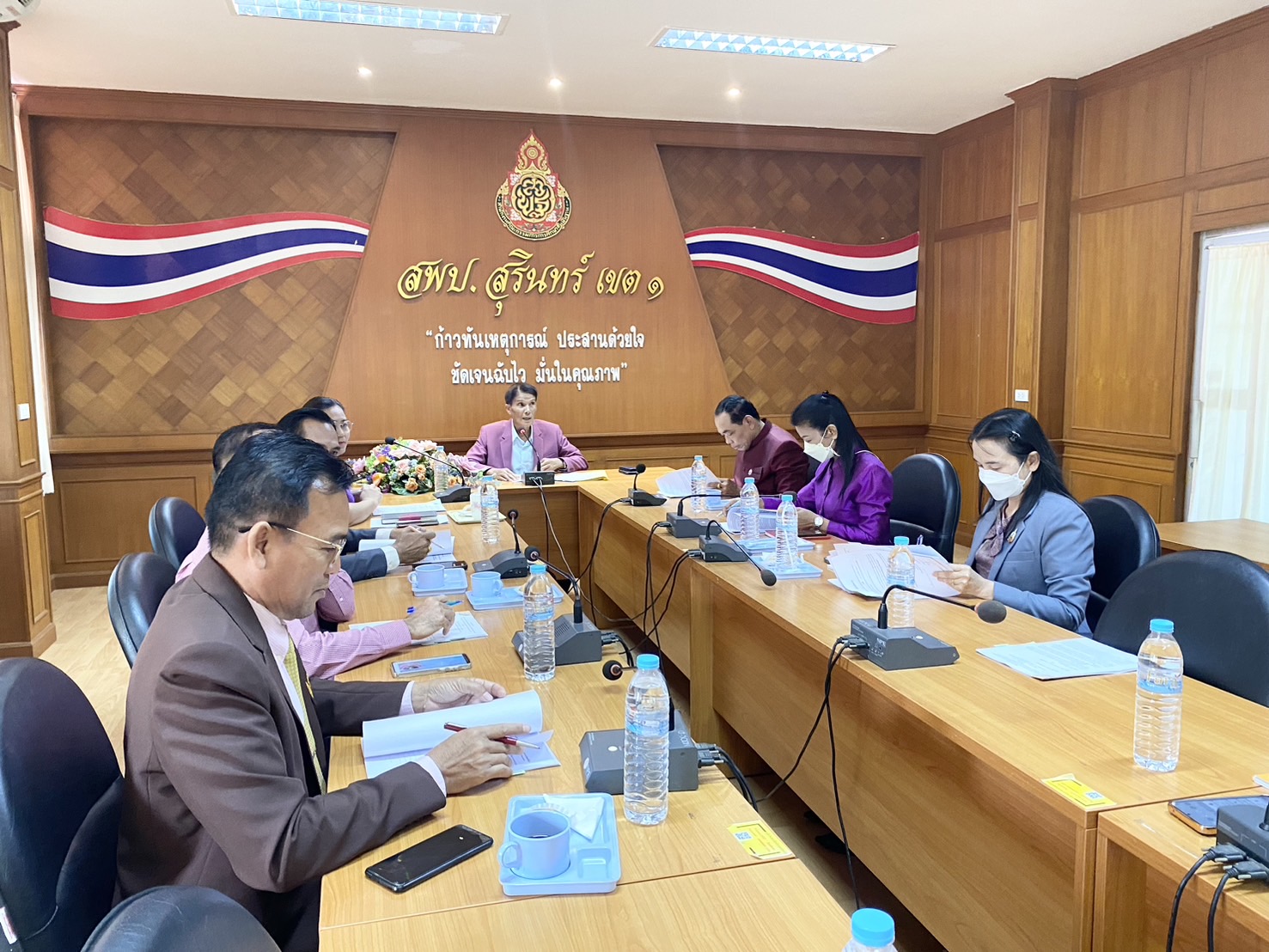 ประชุมคณะกรรมการพิจารณาและจัดเรียงลำดับความสำคัญจำเป็นในการเสนอขอรับการสนับสนุนงบประมาณงบ
