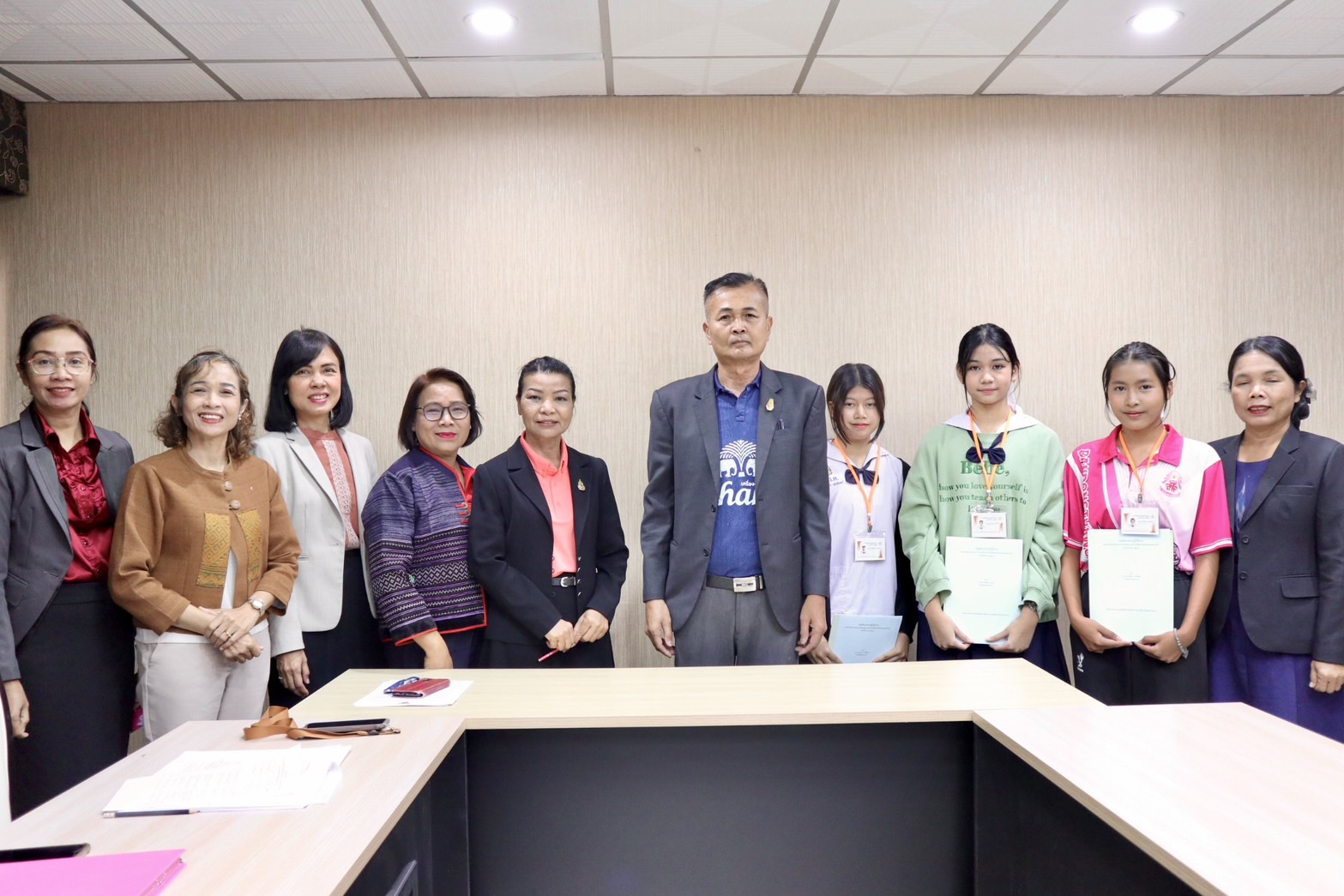 การรายงานตัวและปฐมนิเทศนักเรียน ตามโครงการส่งเสริมการมีรายได้ให้แก่นักเรียน (ทุนแลกงาน) ประจำปี 2568 ครั้งที่ 1/2568